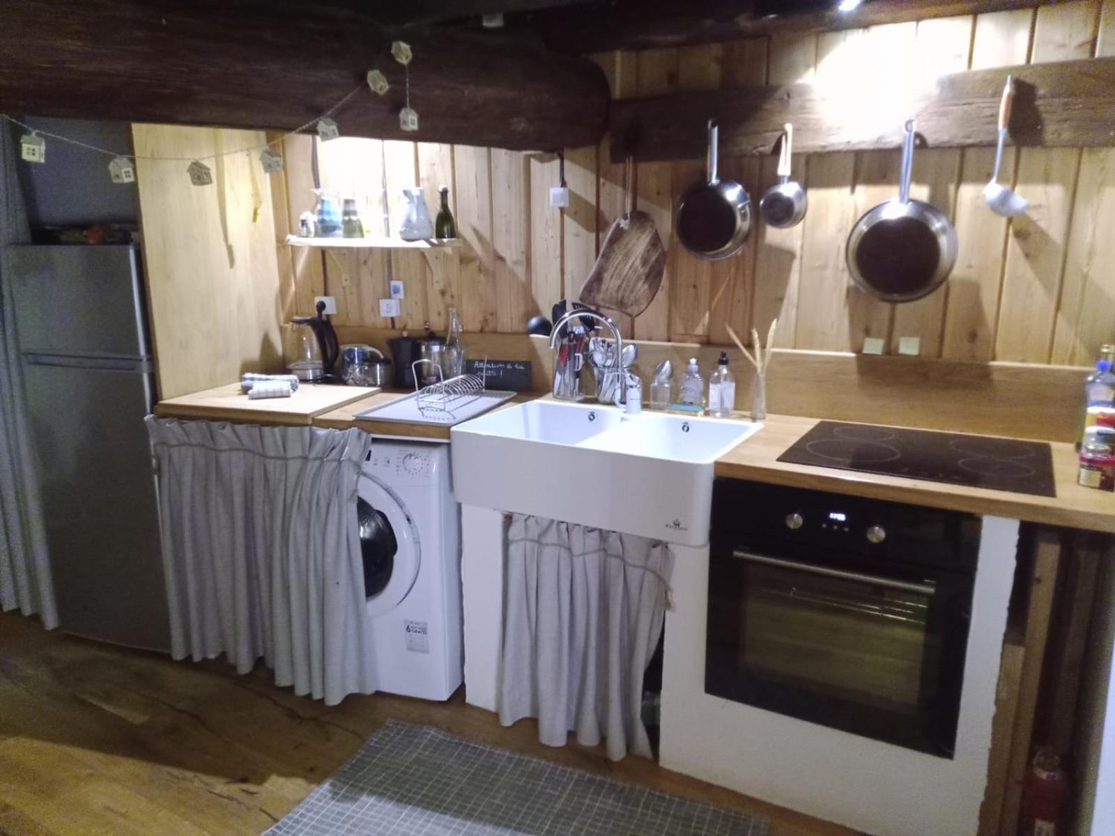 Mon Roc - Maison De Montagne Atypique Avec Vue Ла-Грав Экстерьер фото