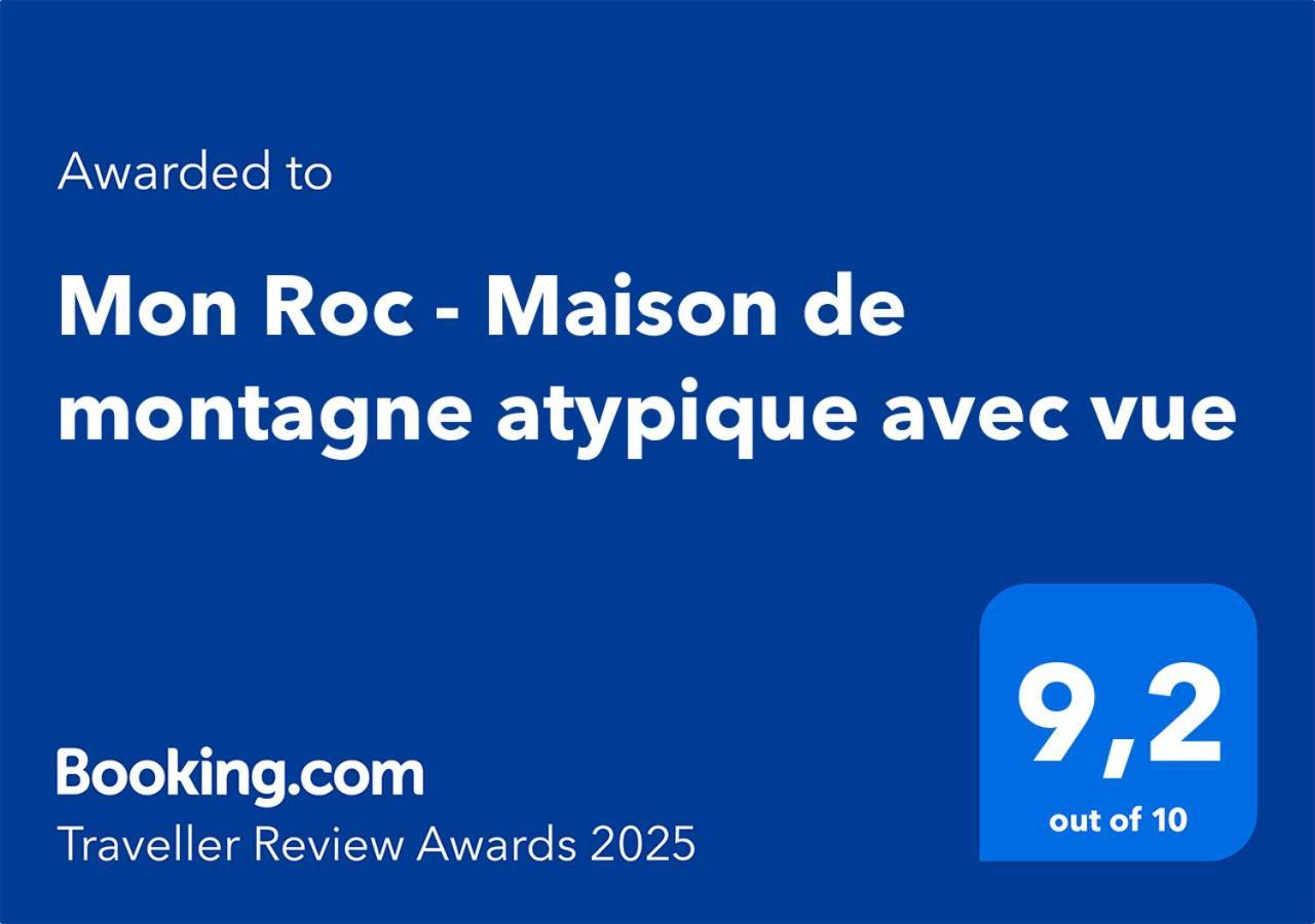 Mon Roc - Maison De Montagne Atypique Avec Vue Ла-Грав Экстерьер фото